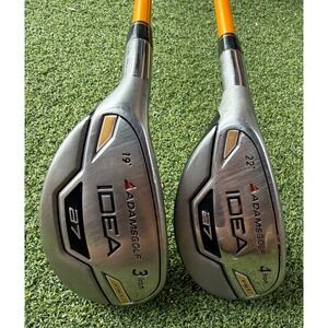 Adams Golf Idea A7 3&4 Hybrid PNT Set 19*22* UST Mamiya Proforce Stiff Flex LH